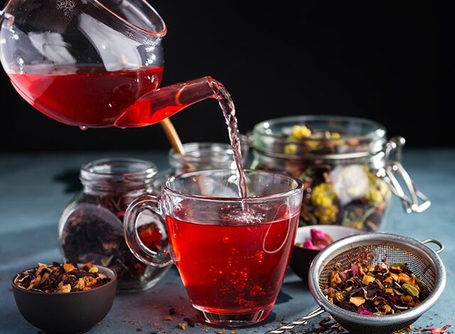 red herbal tea natural flavor